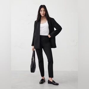 NWT Banana Republic Skinny Ponte Pull-On Pant Black Size XL orig. $ 100